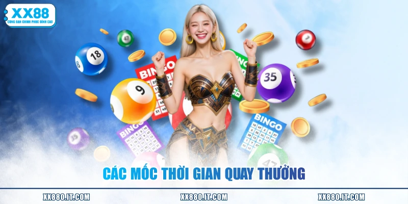 Các mốc thời gian quay thưởng