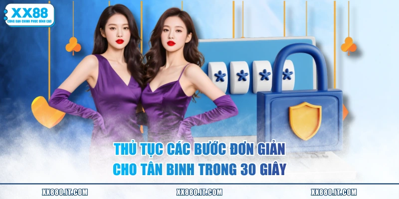Thủ tục các bước đơn giản cho tân binh trong 30 giây